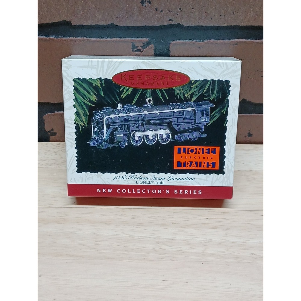 Hallmark 1996 Ornament 700E Hudson Steam Locomotive Lionel Train 1st in Series